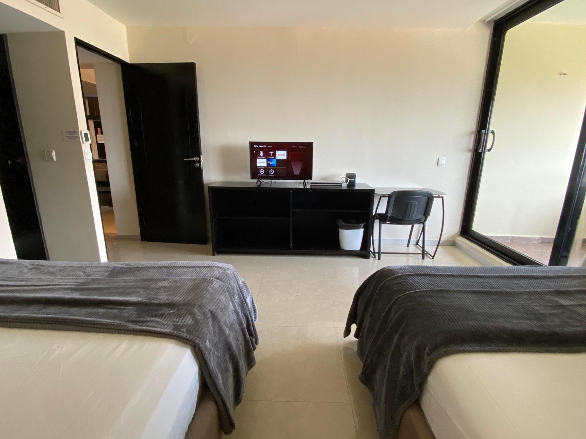Condo In Ocean Front Resort Cancún Quarto foto