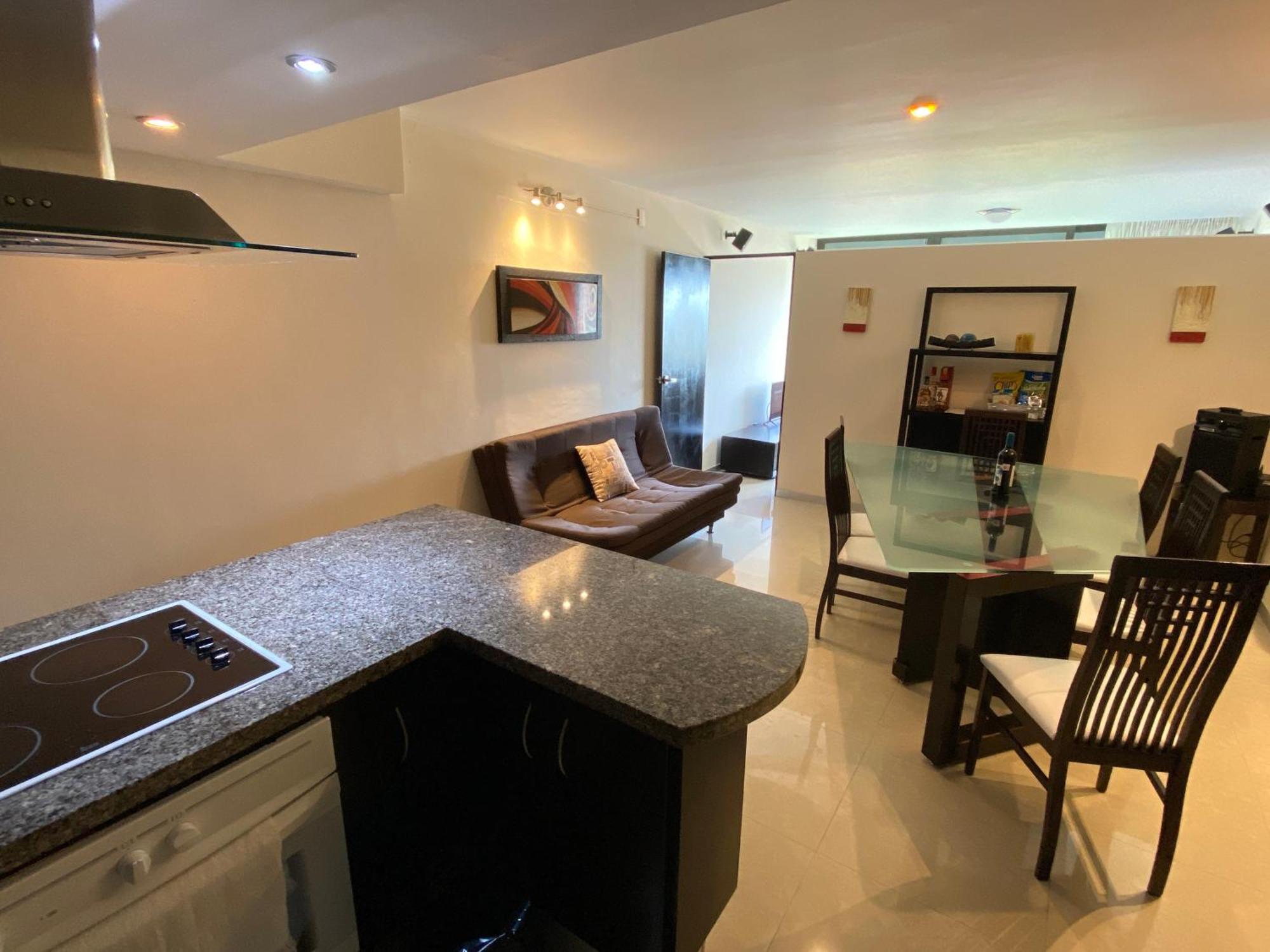 Condo In Ocean Front Resort Cancún Quarto foto