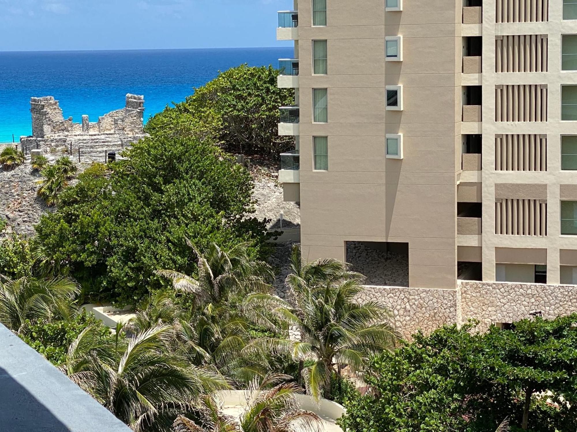 Condo In Ocean Front Resort Cancún Quarto foto